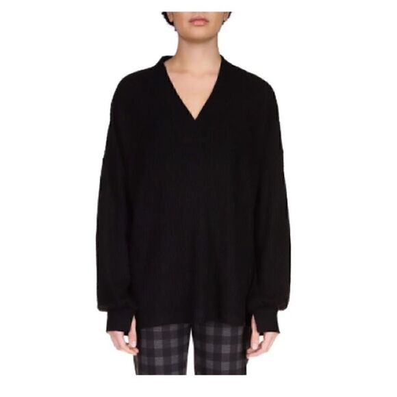 Sanctuary Cozy V- Neck Waffle Knit
Sweater pullover black size 2XL - Picture 7 of 11